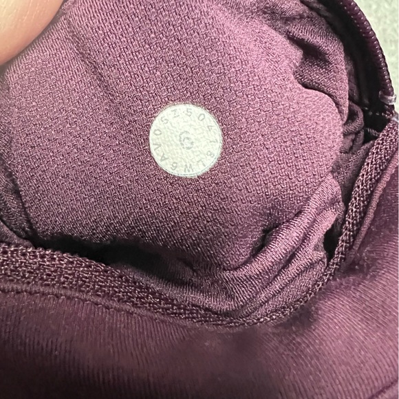 Lululemon Leggings Womens 6 Maroon Pace Rival Crop 22" Inseam Dark Adobe - Picture 10 of 11